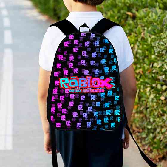 Рюкзак дитячий роблокс "Roblox" 34х27см, міський ранець для хлопчика з принтом (00373) Київ
