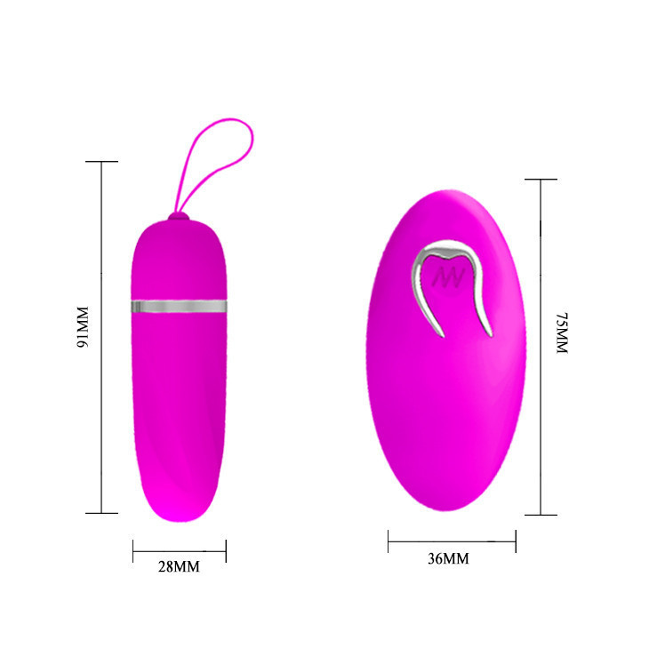 Віброяйце - Pretty Love Debby Vibrating Egg Purple Sex Aura Київ - фото 4