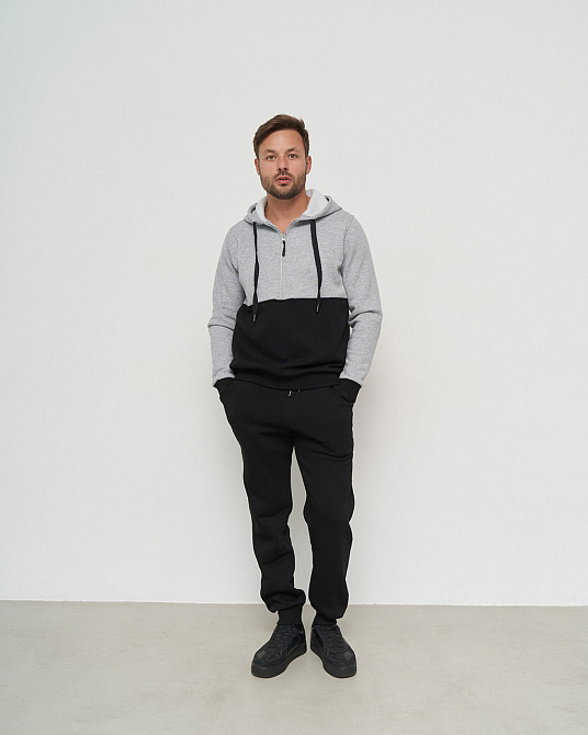 Мужской теплый костюм со штанами - Байка с начёсом Tom John 93400 XL Киев - изображение 1