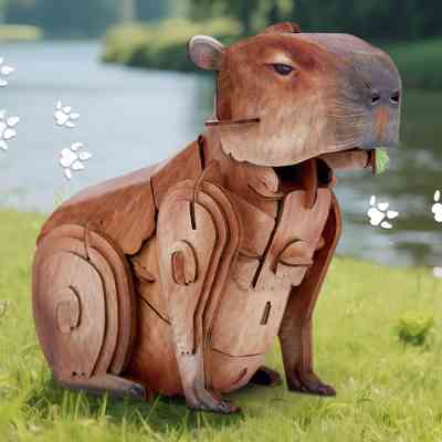 Пазл Cubic Fun трехмерный Дикие животные Капибара (DS1177h) Винница