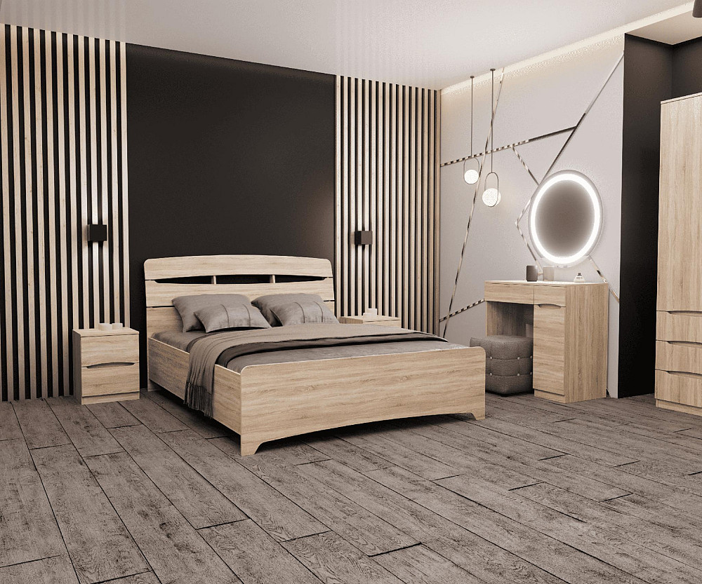 Шкаф Дельта 1, Дуб Сонома, 1200х550х2100 Львов - изображение 6