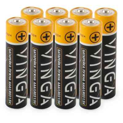 Батарейка AAA LR03 Alkaline 8pcs Blister Vinga (VJABAAA8) Винница