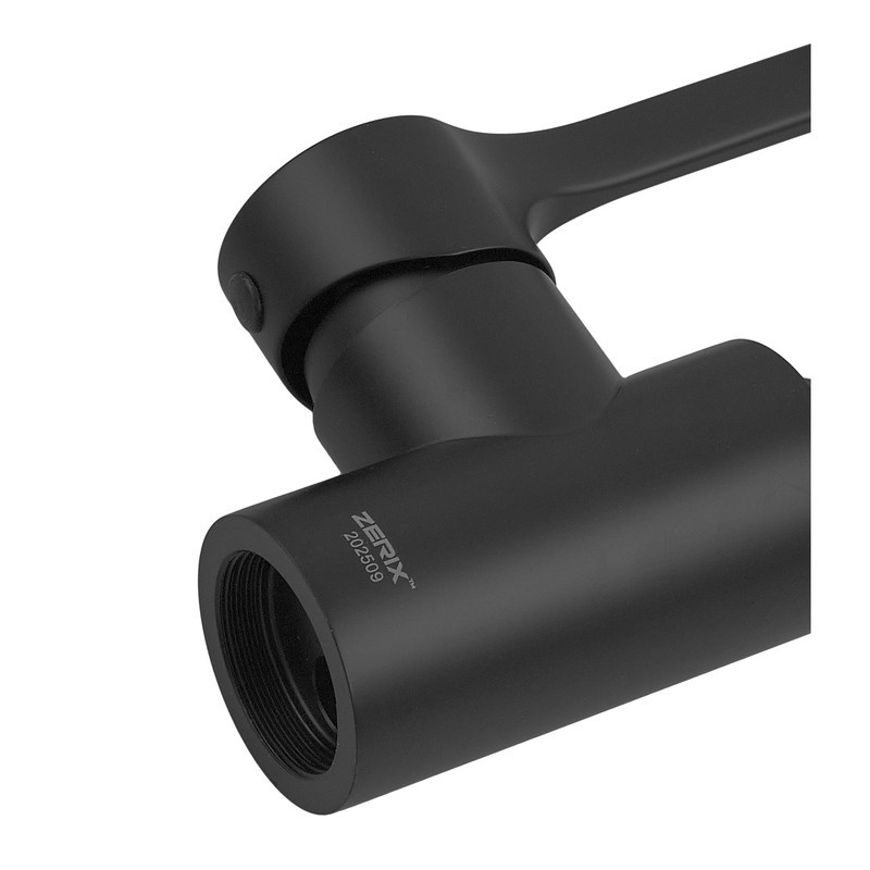 Змішувач для кухні Zerix Rex-011 Black Refl.Black з нержавіючої сталі (Колір чорний+силіконовий вилив чорний) (ZX6132)   ( 27262 ) Харьков - изображение 4