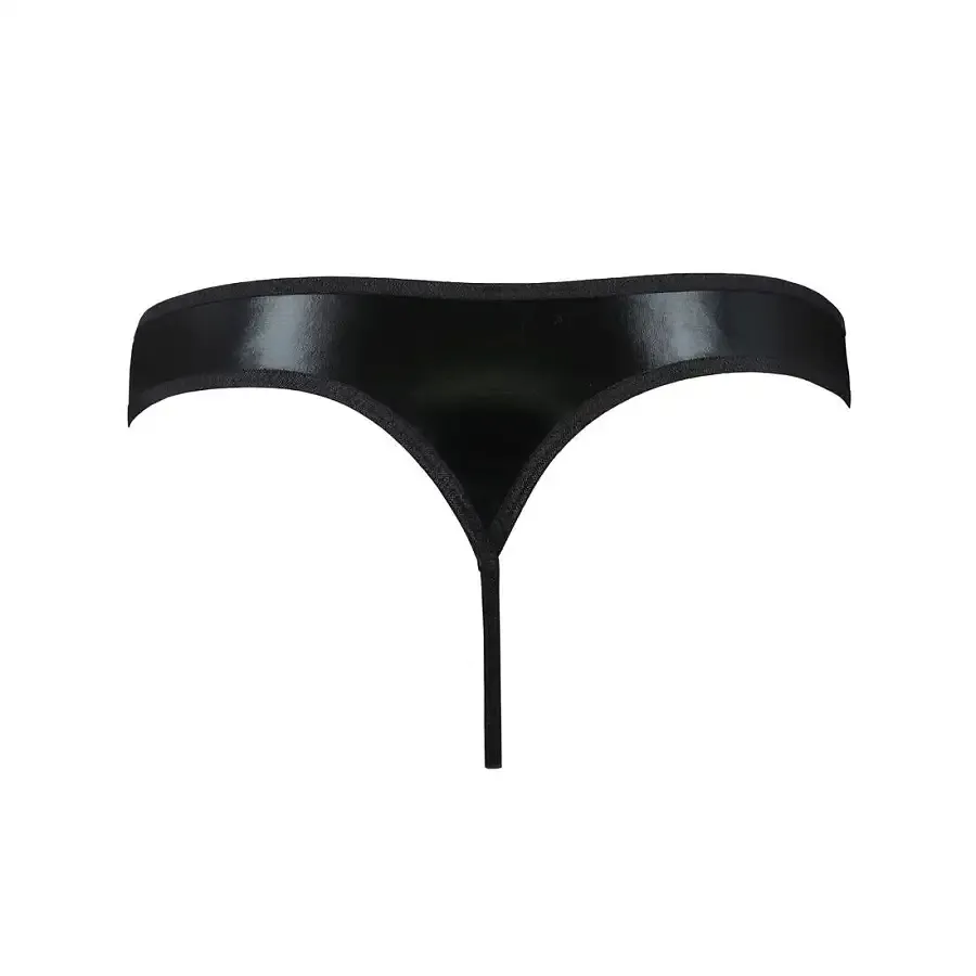 Чоловічі стринги Passion 033 THONG PAUL L/XL Black, під латекс Львів - фото 6