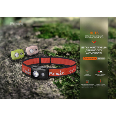 Ліхтар Fenix HL16 AAA Black (HL16AAAblack) Вінниця - фото 12