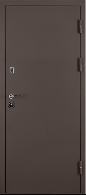 Двері вхідні Артіз ПРЕСТИЖ Б-324 RAL 8019 / Дуб бронзовий 860х2050 мм Київ - фото 1