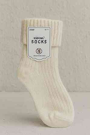 Вовняні жіночі шкарпетки з закотом КОРОНА. Набір із 5 шт. Корона Ангора. Розмір 36-41 Київ