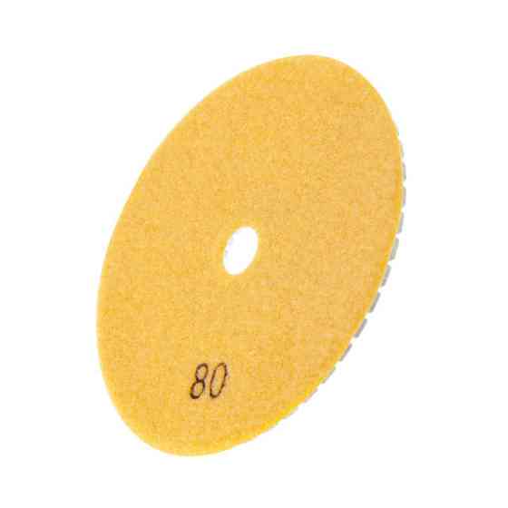 Окружность алмазная шлифовальная, гибкая на липучке 125 мм P80. INTERTOOL BT-0926 Киев