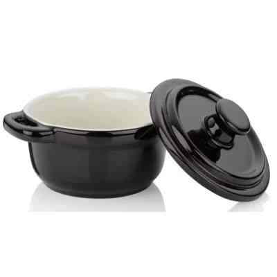 Рамекин Kela Malin 14 х 9,5 см Чорний (11928) Винница