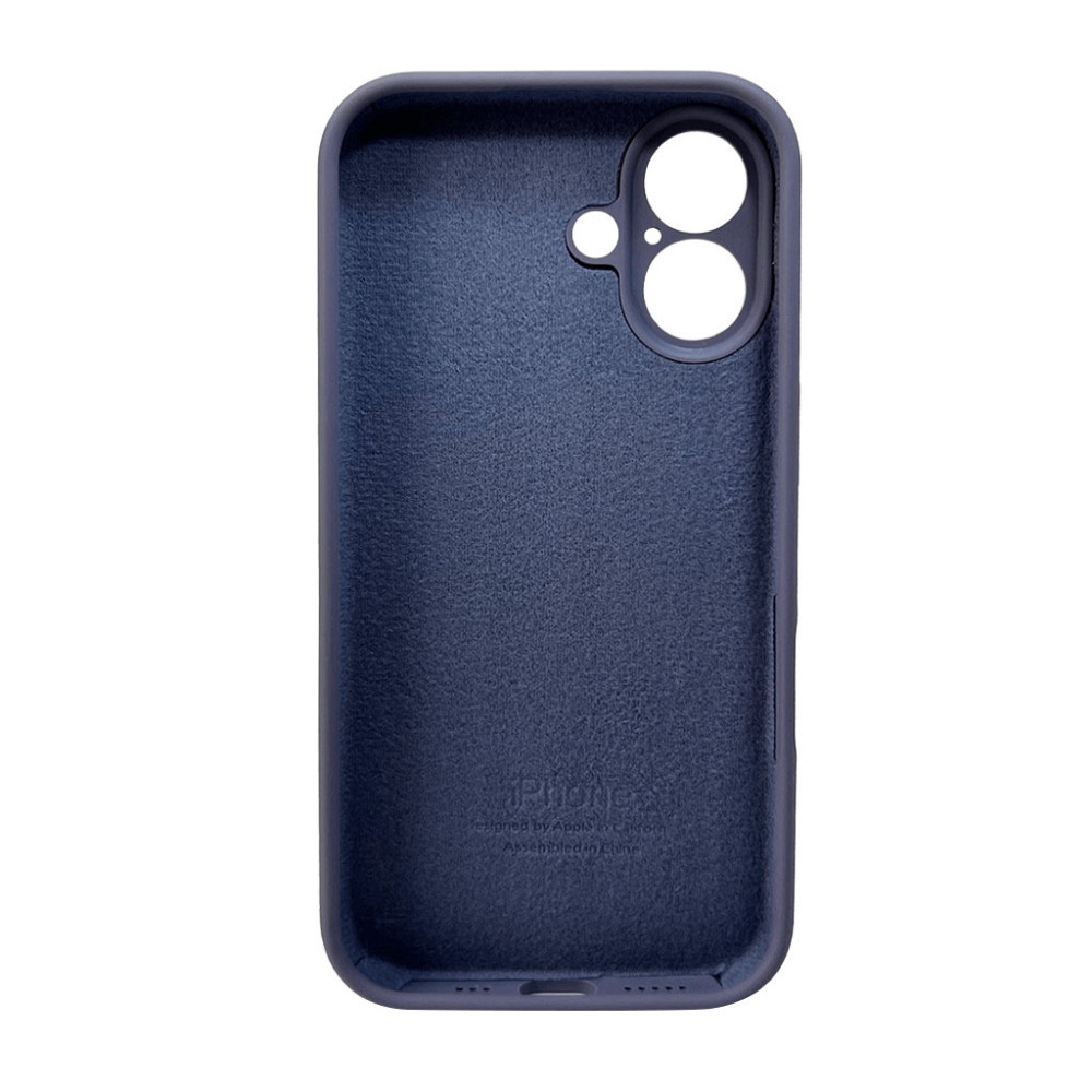 Чохол для смартфона Silicone Full Case AA Camera Protect for Apple iPhone 16 28,Lavender Grey Київ - фото 3