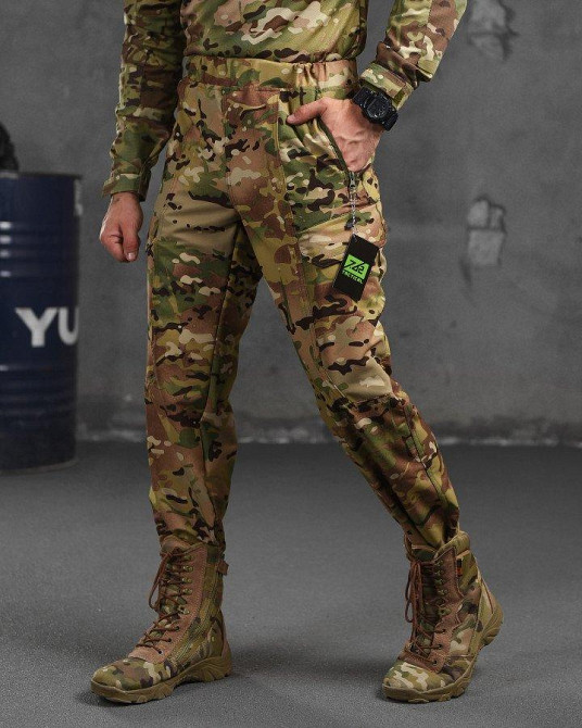 Стрічкові літні тактичні штани мультикам camatos РА4932 Одеса - фото 2
