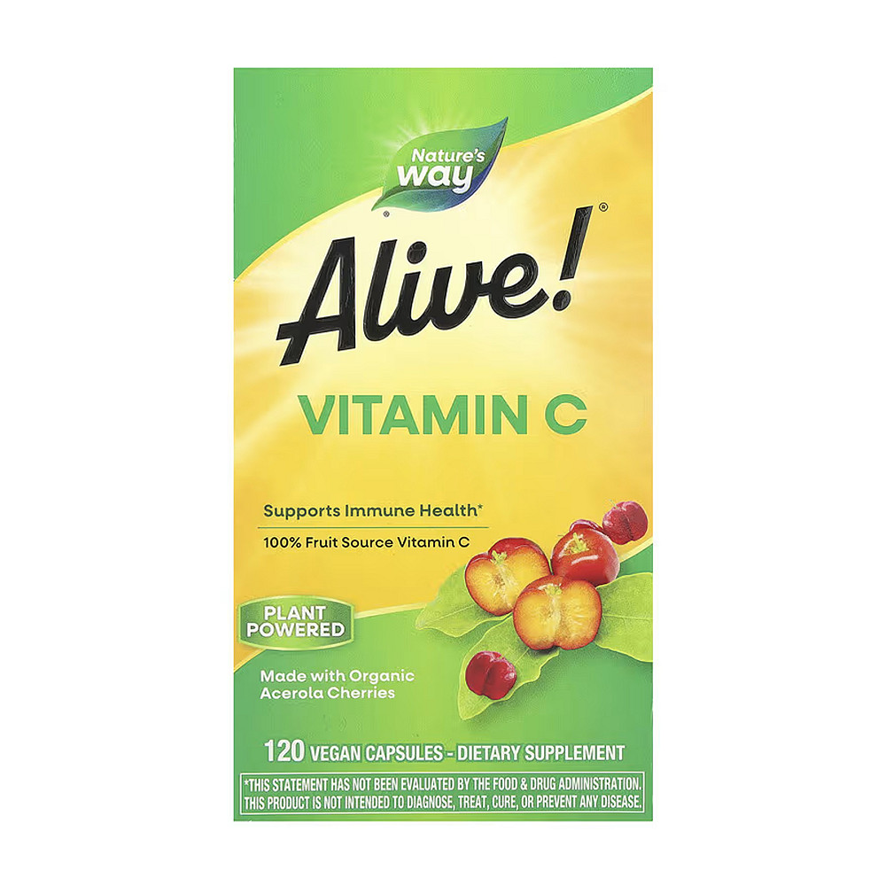 Витамин C Nature's Way Alive! Vitamin C - 120 vcaps Луцк - изображение 1