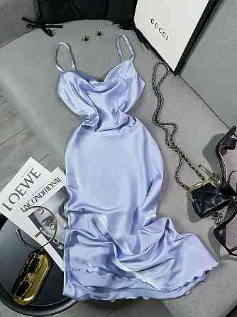 Жіноче романтичне елегантне плаття шовк Блакитний, 44/46 Одеса