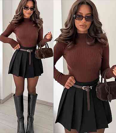 Жіноча стильна повсякденна спідниця-шорти костюмка Одеса