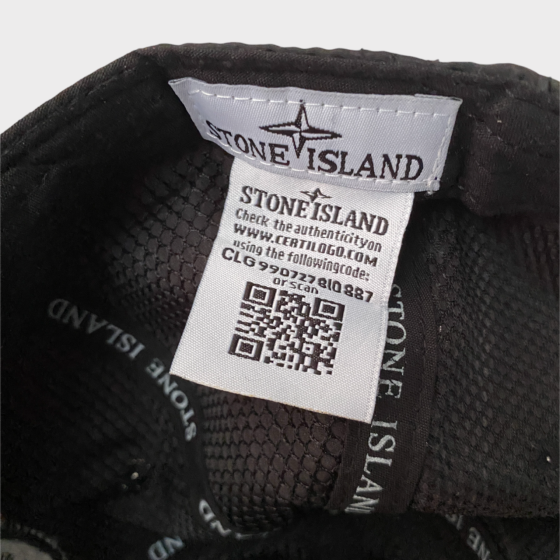 Кепка Stone Island nylon чорний 58-63 (р) Запоріжжя