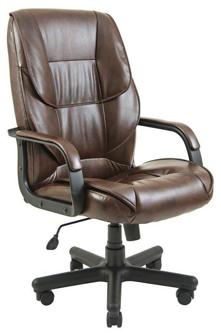 Офісне Крісло Керівника Richman Foxy Madras Dark Brown Пластік Річ М3 MultiBlock Коричневий Київ - фото 1