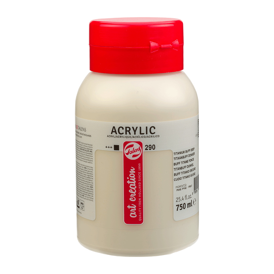 Краска акриловая Talens Art Creation (290) Титановый буф темный 750 мл Royal Talens Киев - изображение 1