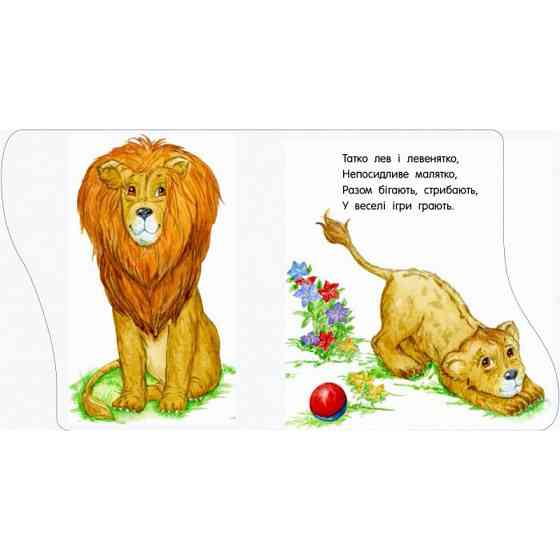 Дитяча книжечка "Перші кроки : У зоопарку" 410012 українською мовою Вінниця
