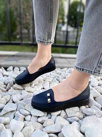 Kentro Балетки жіночі KENTO 01481/1 темно-сині (весна-осінь, шкіра натуральна) (3432) лише 35р. Коломыя