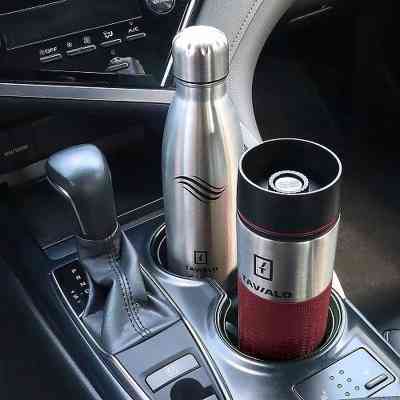 Термокружка Tavialo + 2 ущільнювальних кільця 420 мл Бордовий (190420103) Винница