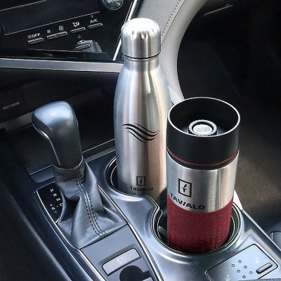 Термокружка Tavialo + 2 ущільнювальних кільця 420 мл Бордовий (190420103) Винница - изображение 6