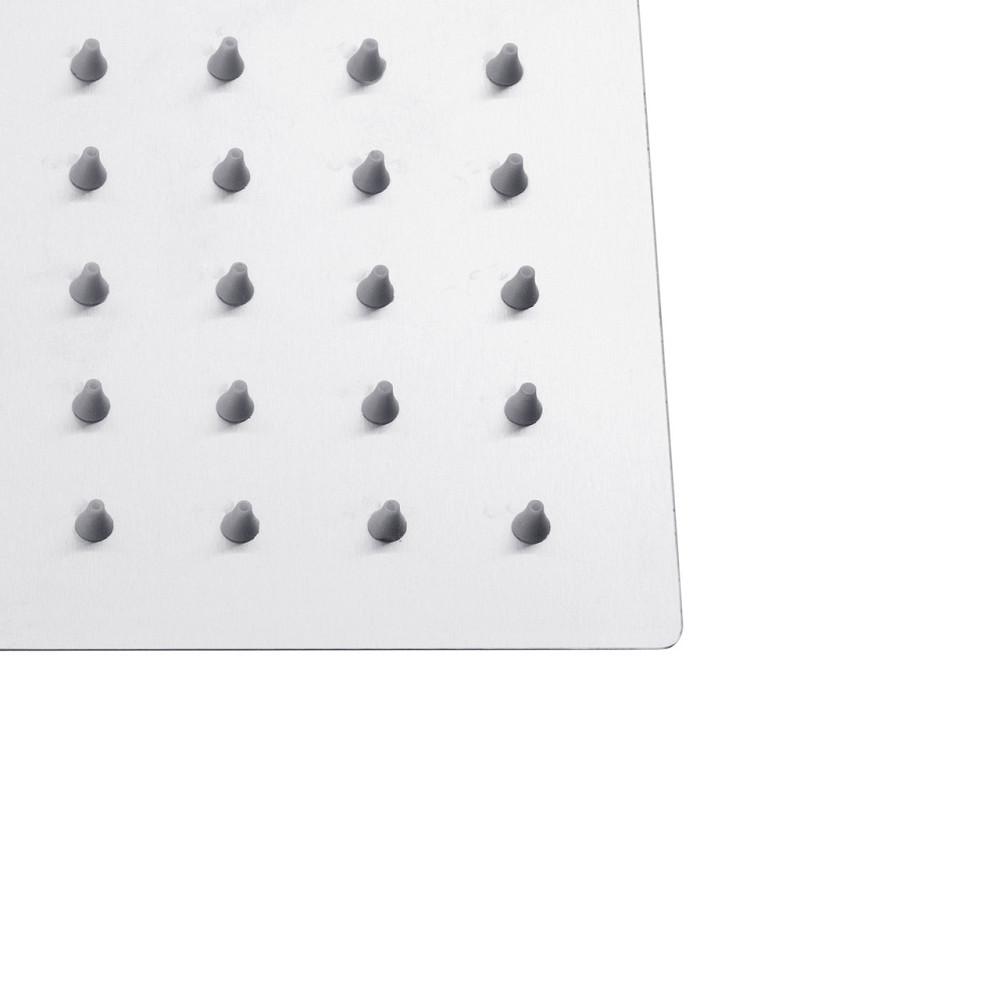 Лійка для верхнього душу Kroner KRP Edelstahl Kubus - ESG720-20 сатин Київ - фото 4