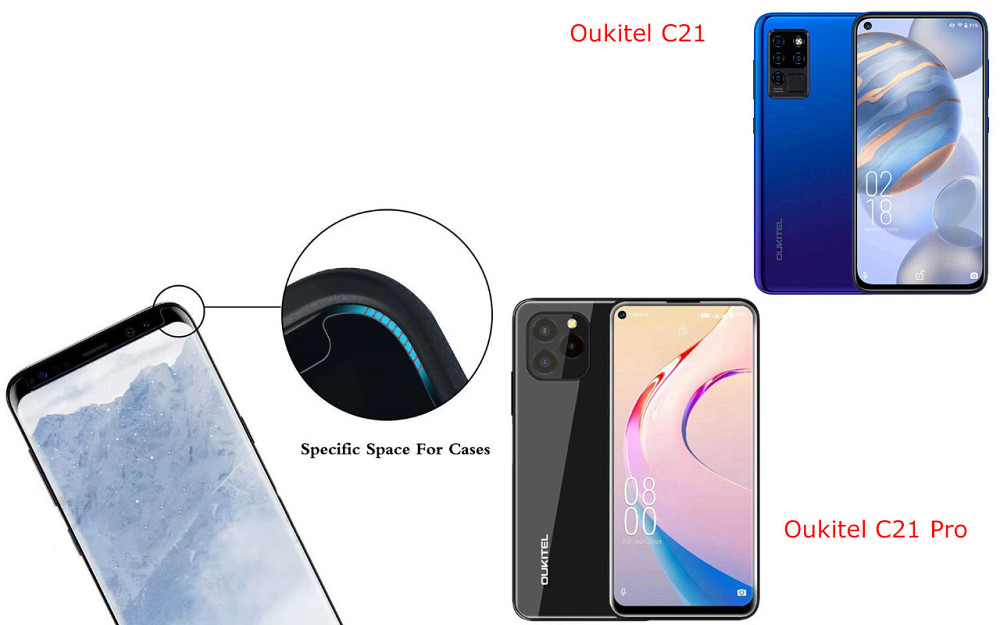 Захисне скло HyperGlass Pro для Oukitel C21, Oukitel C21 Pro – максимальна чутливість та захист Київ - фото 3