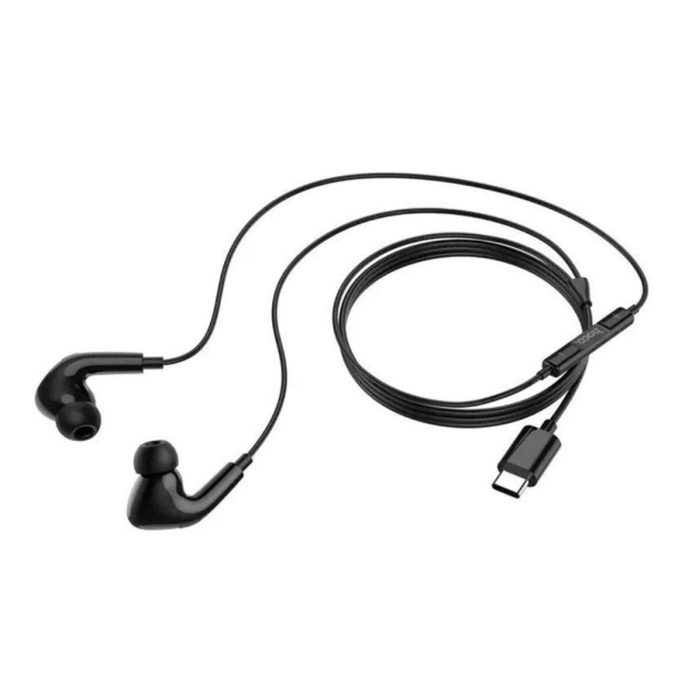 Навушники HOCO M101 Pro Crystal sound Type-C wire-controlled digital earphones with microphone Black Киев - изображение 3