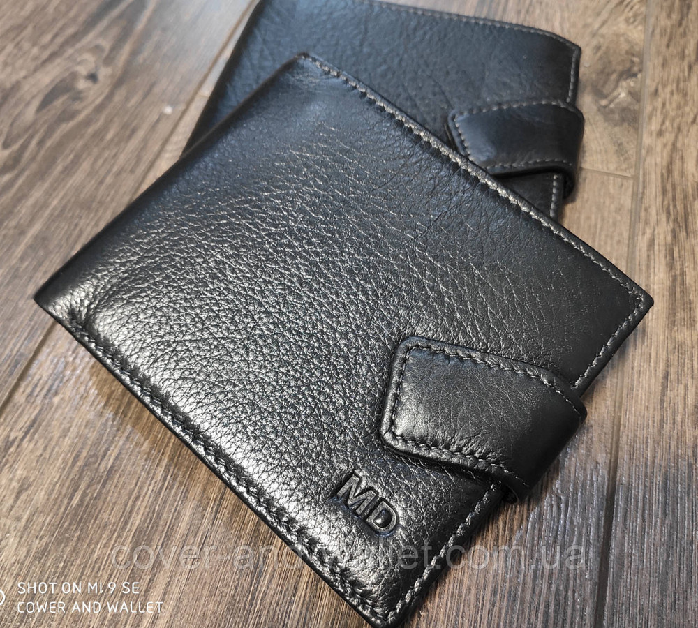 Стильное мужское кожаное портмоне на магнитной застежке MD 132 Киев - изображение 2
