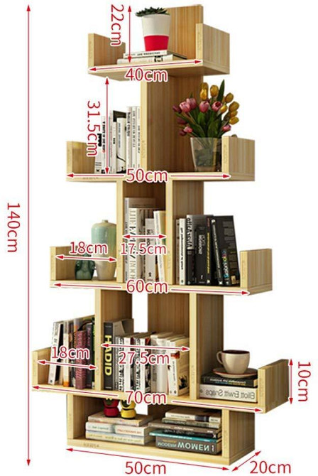 Книжковий стелаж "Бронте" ваніль Миколаїв - фото 3