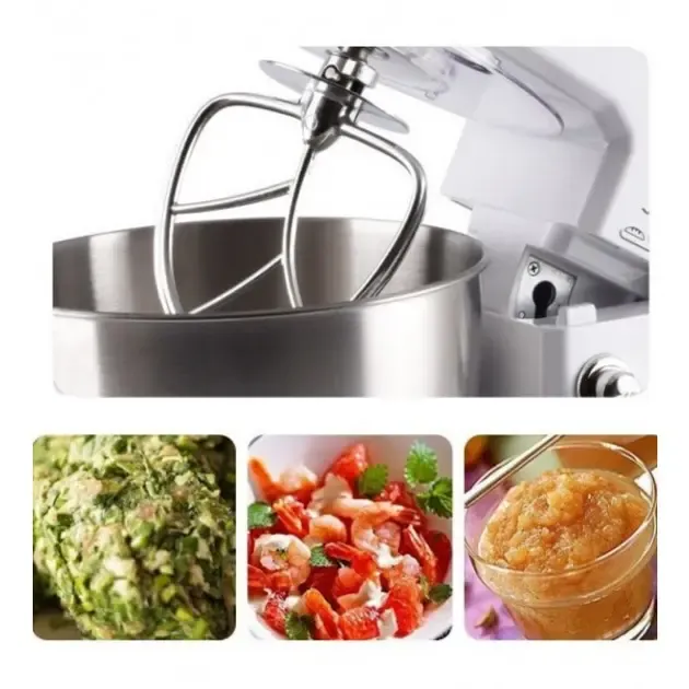 Кухонный комбайн тестомес миксер 3 в 1 на 6 скоростей Sokany SC-209 Multy 800 Вт Коломия - фото 4