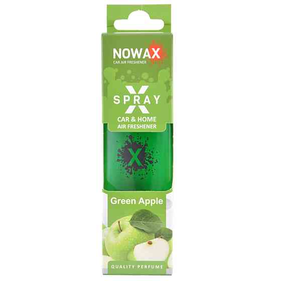 Ароматизатор Nowax X Spray Green apple в коробці Киев