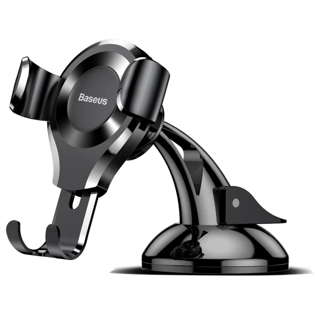 Автотримач для телефона Baseus Osculum Type Gravity Car Mount Black Ковель - фото 1