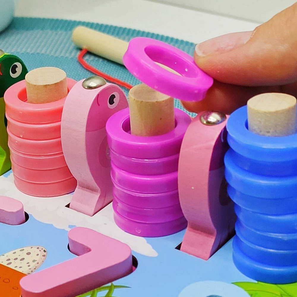 Дерев'яна іграшка Tree Toys Шлях додому магнітна рибалка дошка для малювання (MD 0825) Чернігів - фото 8