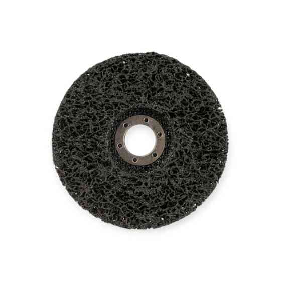 Коло зачистне по металу зі спіненого абразиву "корал" 125х13 мм чорний (середньої жорсткості) Мукачево