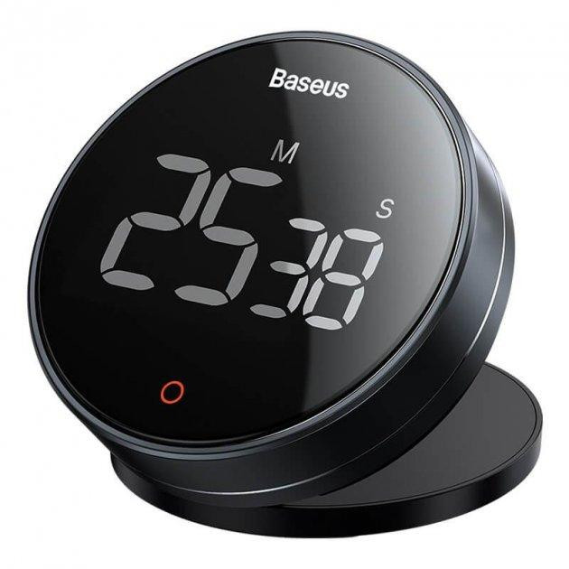 Кухонный таймер Baseus Heyo Pro LED цифровой магнитное крепление на холодильник подставка FMDS000013 Одесса - изображение 3