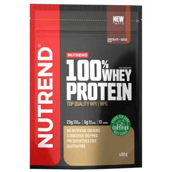 Протеїн Nutrend 100% Whey Protein 400 g (Chocolate+cocoa) Луцьк