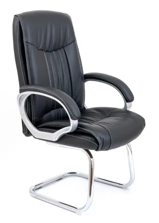 Офісне Конференційне Крісло Richman Frankfurt Fly 2300 Хром CF Чорний Київ