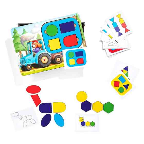 Дитячий пазл-сортер "Трактор" (ПСД195) PSD195 танграм Вінниця