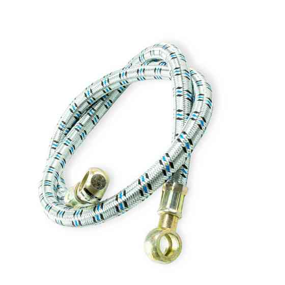 Шланг тиску нержавіючий. обплетення (болт 14) 90см низького Мукачево