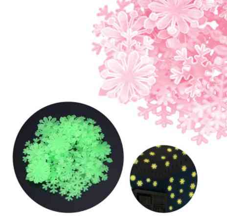 Снежинки для декора 48 штук 3 см розовый Киев