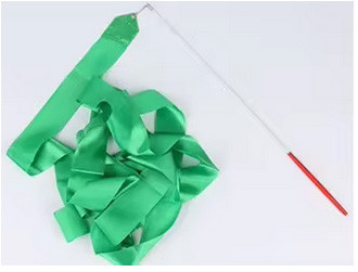 Стрічка для гімнастики зелена 2 м Київ - фото 1