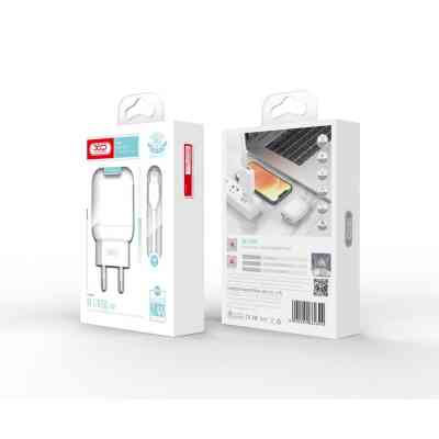Зарядное устройство XO 2xUSB 2.4A + cable USB to Micro 5P white (L78-M-WH) Винница