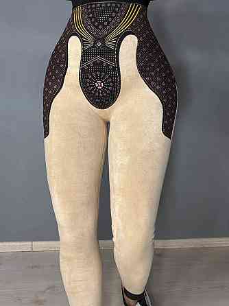 Лосины женские Kenalin W-29-1 утепленые на флисе с утяжкой и push up черные, черный, L Киев