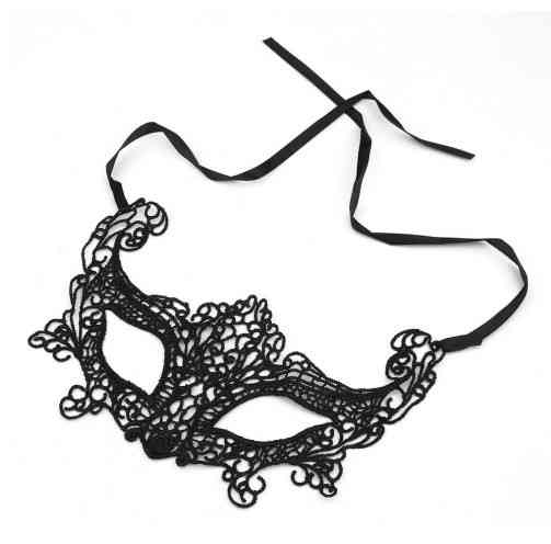 Маска карнавальна ажурна one size чорний Київ