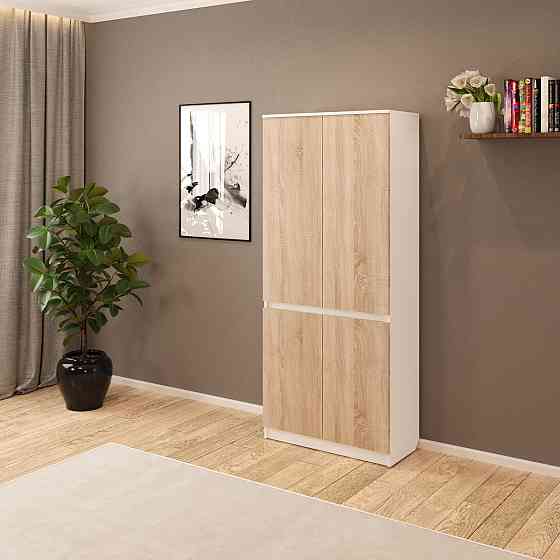 Розпашна шафа Смузі 05 800 білий/сонома Киев