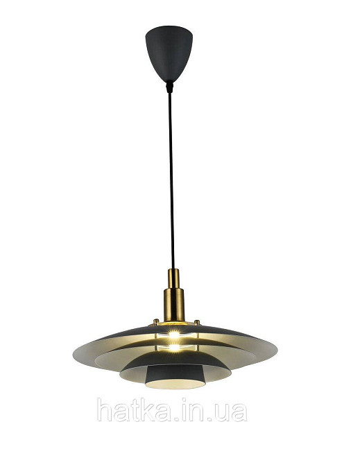 Підвісний світильник G 74729/1P Темно-сірий + Хром Київ - фото 1