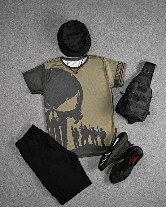 Тактична потовідвідна футболка oblivion Panisher soldiers ВН1105 Одеса - фото 6