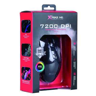 Мишка Xtrike ME GM-215 RGB-LED USB Black (GM-215) Вінниця