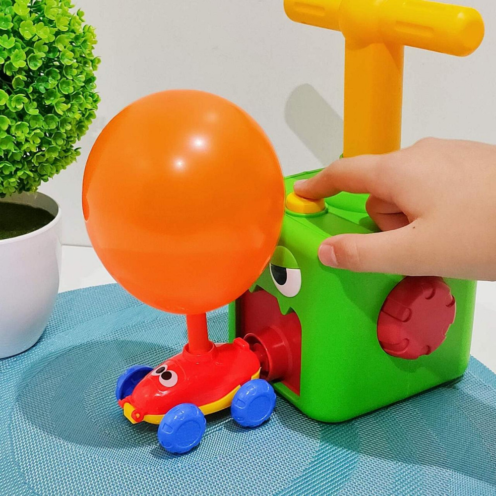 Установка з повітряними кульками Монстрік 2 машинки пакетик з кульками механічний принцип Зелена (KB 133) Чернігів - фото 8